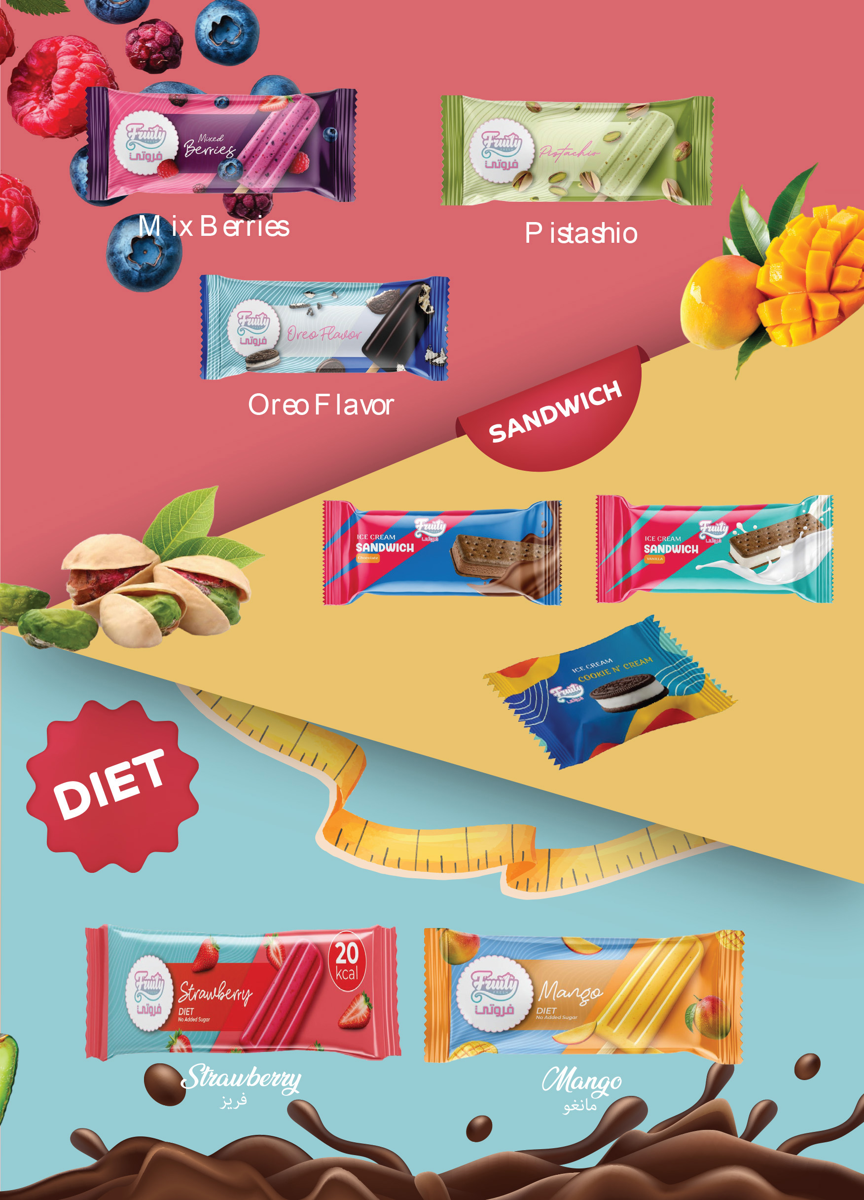 Sandwich and Diet range
