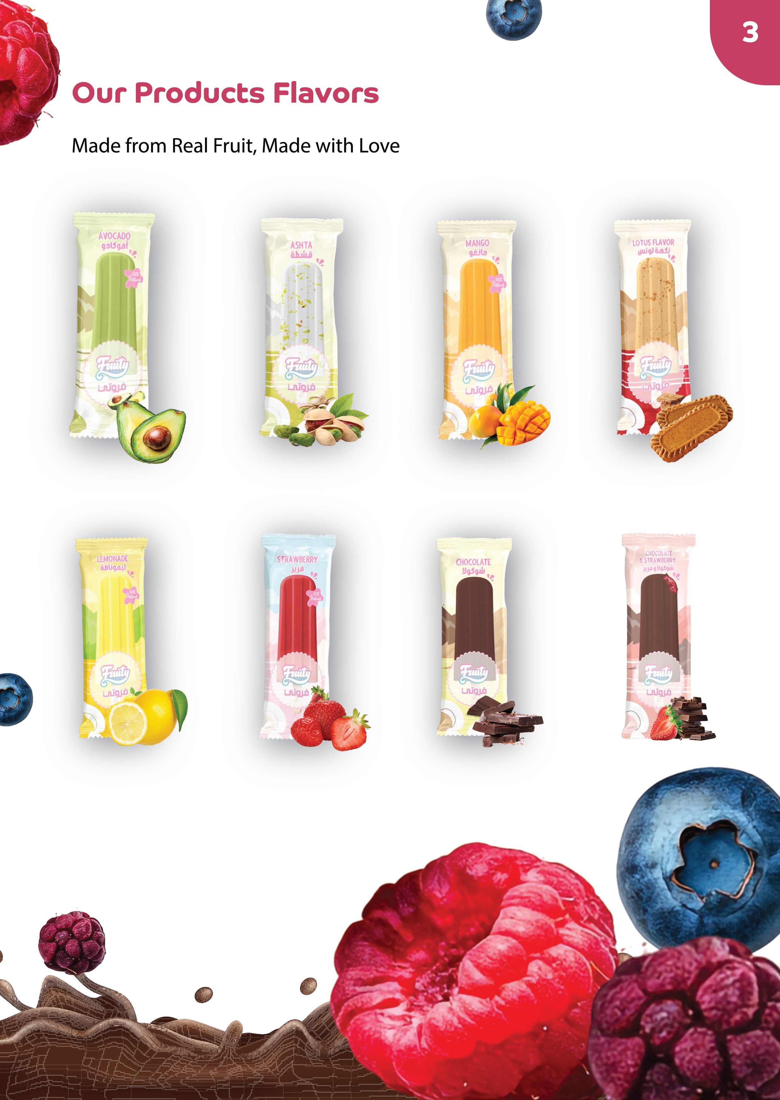 Fruity Fresh product collection overview